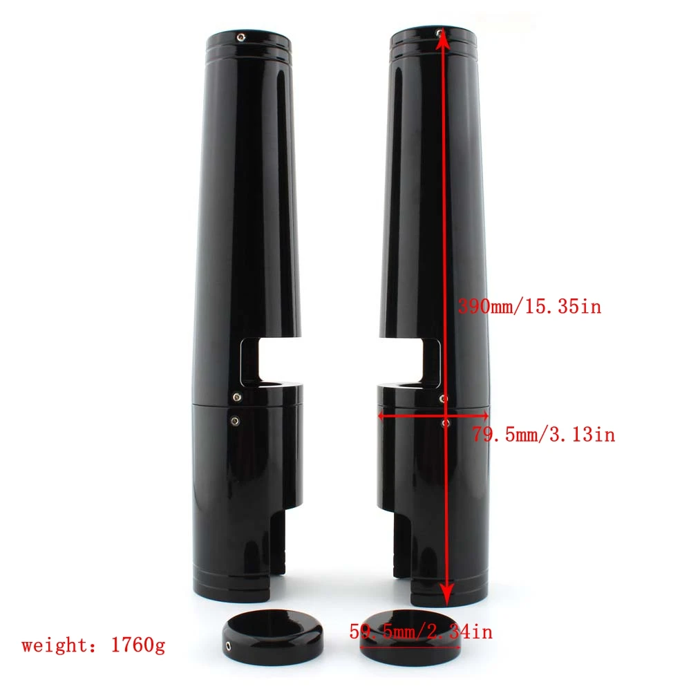 FOR Harley-Davidson V-ROD NIGHT ROD NIGHT ROD SPECIAL 2007-2011 Motorcycle Aluminum Full Front Fork Covers Tube Caps Protector