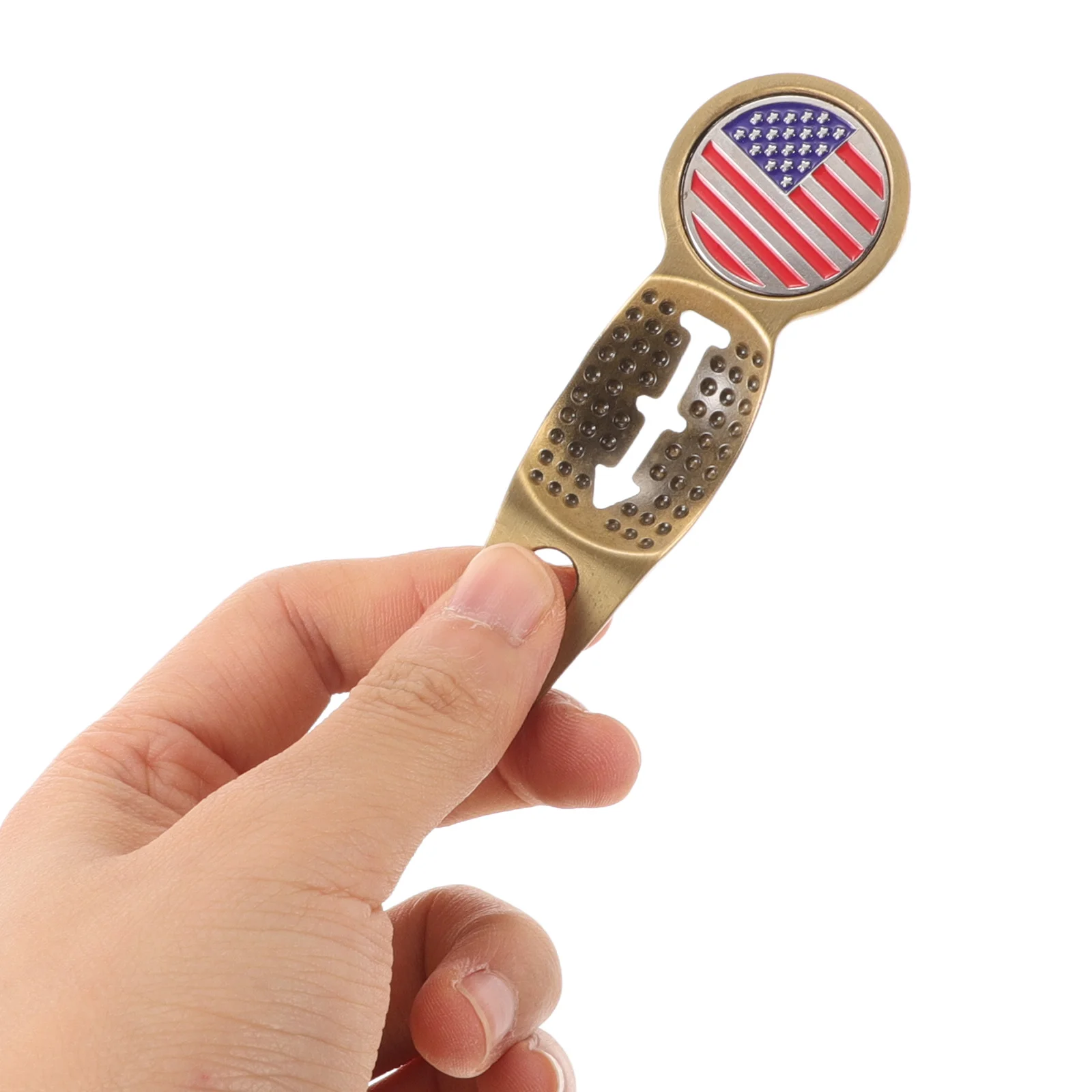 Golf Divot Repair Tool Ball Marker Compact Design for Precise Lawn Maintenance Outdoor Golfing Essential Equipment