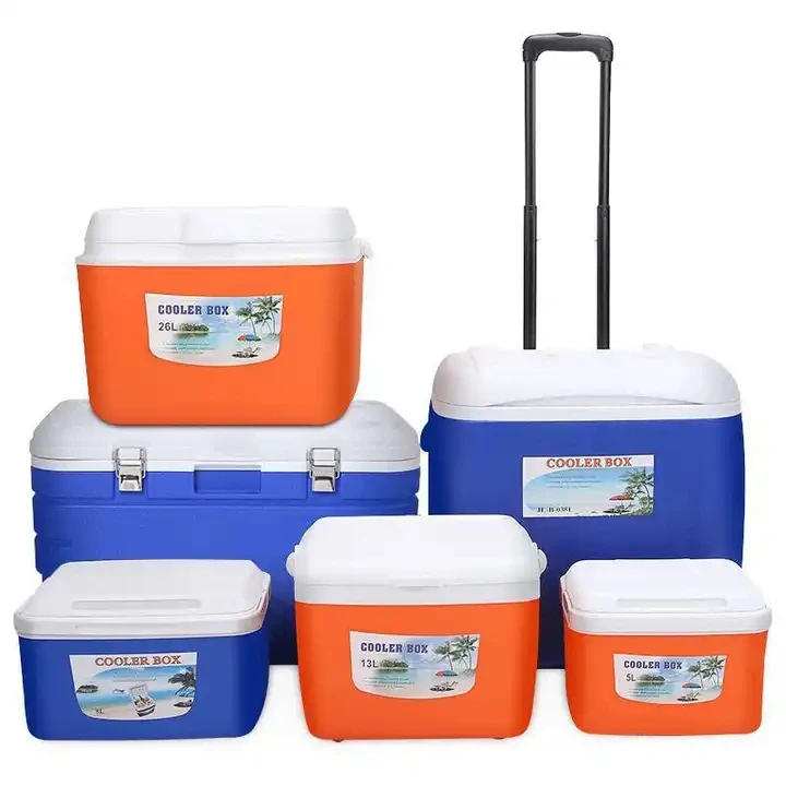 

26L Eco-friendly Insulated Reusable Durable Camping Cooler Box for Waterproof Plastic Cooler Box
