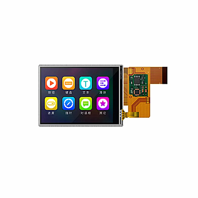 

TJC3224T128_011N_F_T 2.8 inch TJC T1 series COF module bare screen serial resistance touch screen intelligent LCD display