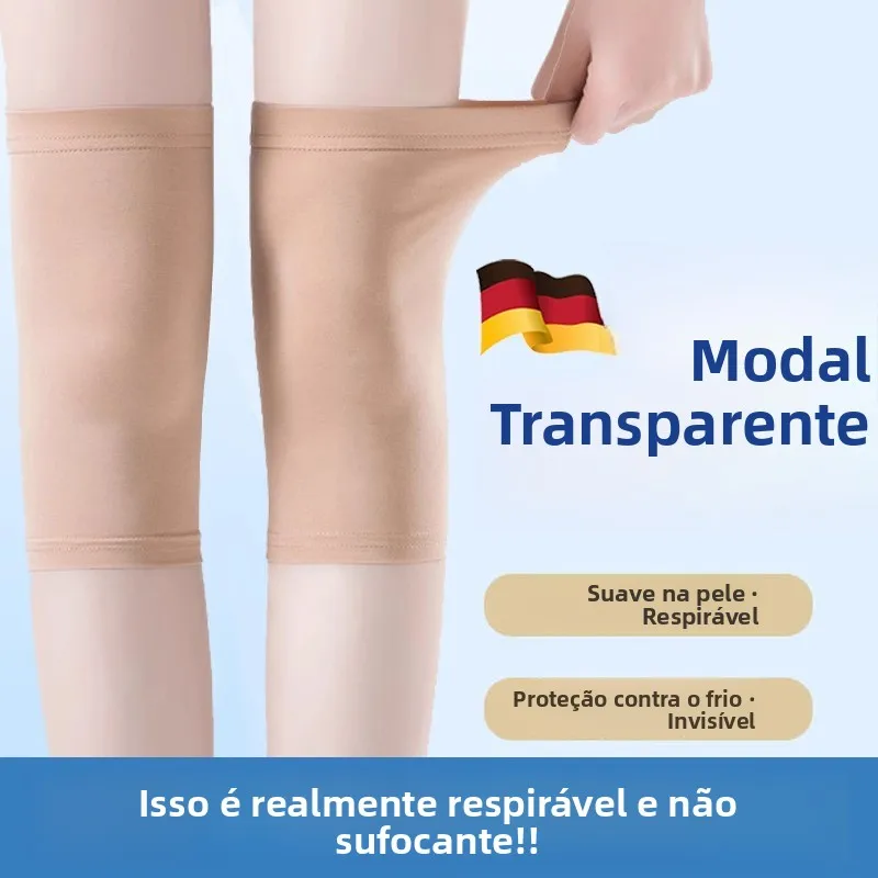 モーダル膝パッド薄型スポーツ防風暖かい大人用脚保護家庭用快適通気性軽量膝サポート