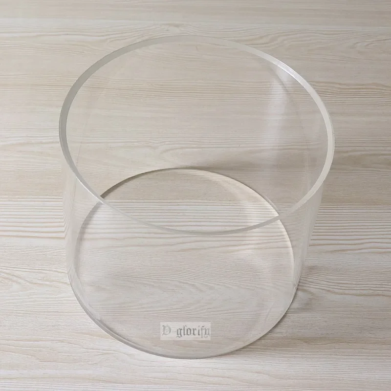 Transparent acrylic drum shells 10x7inch 10x8 inch 12x10inch