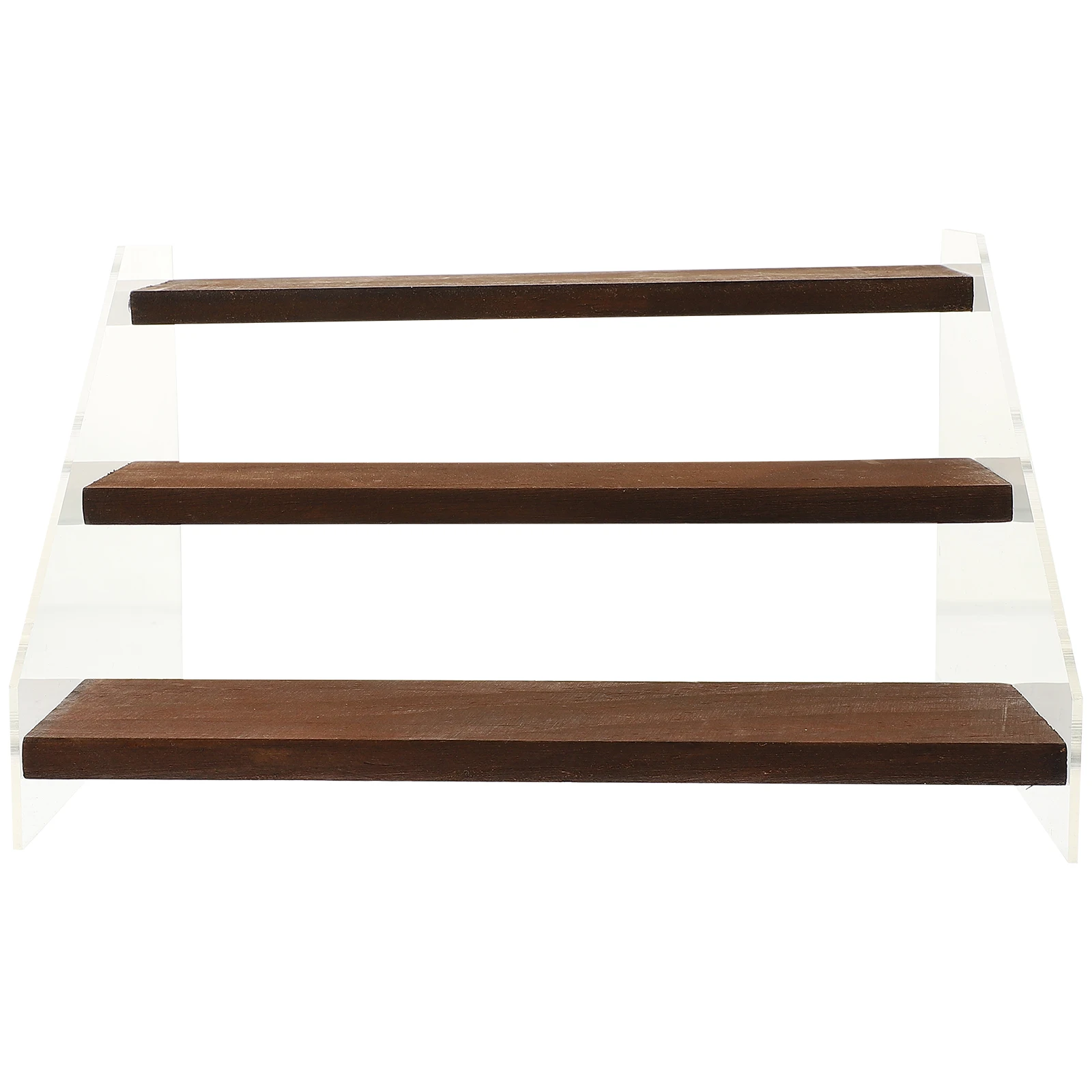 

Wood Display Solid Wood Storage Shelf Acrylic Riser Shelves Model Stand Figure Action Figure Holder Holder Storage