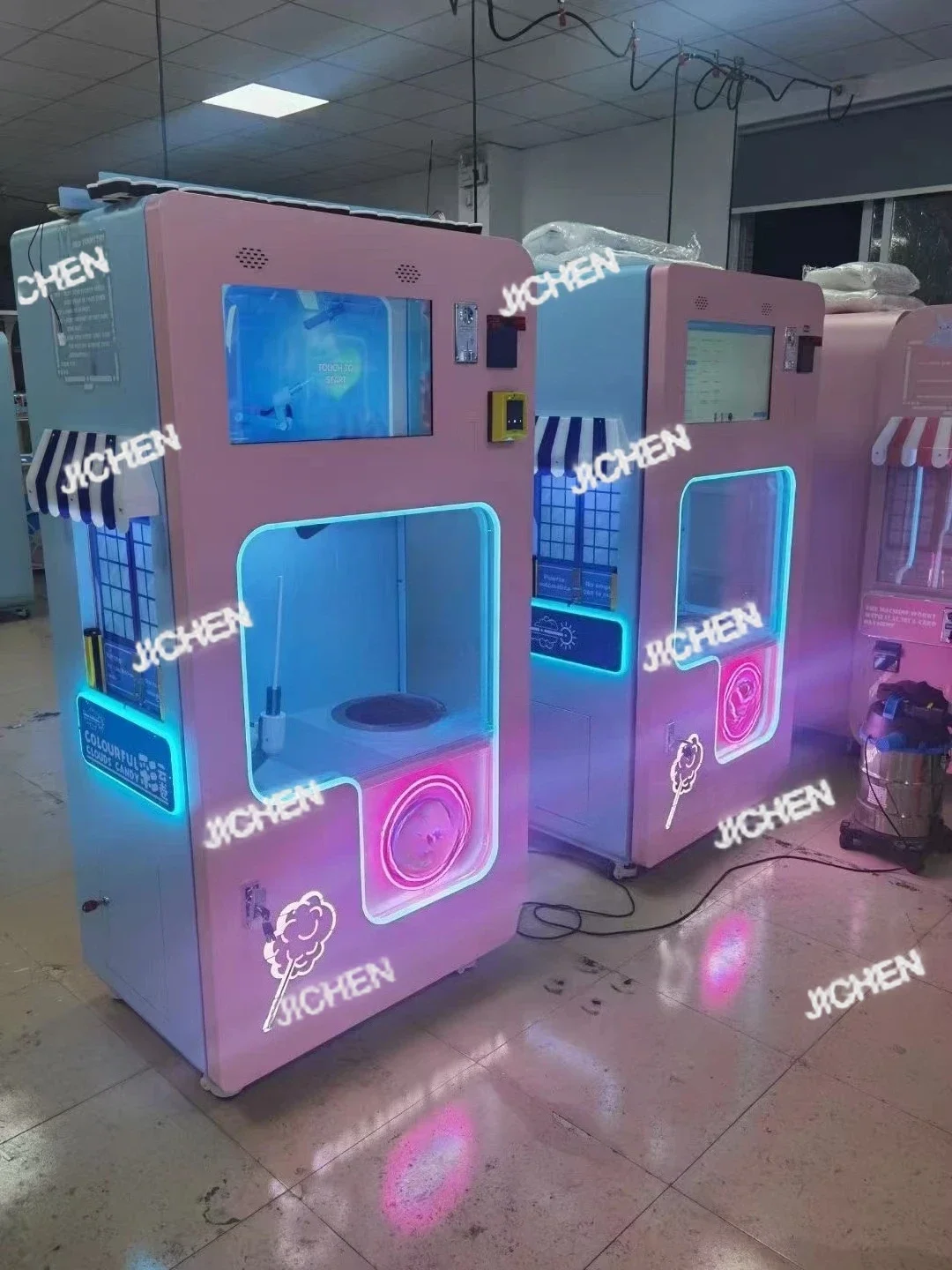 ZQT Commercial Flower Professional Cotton Candy Machine Automatic Vending Machine