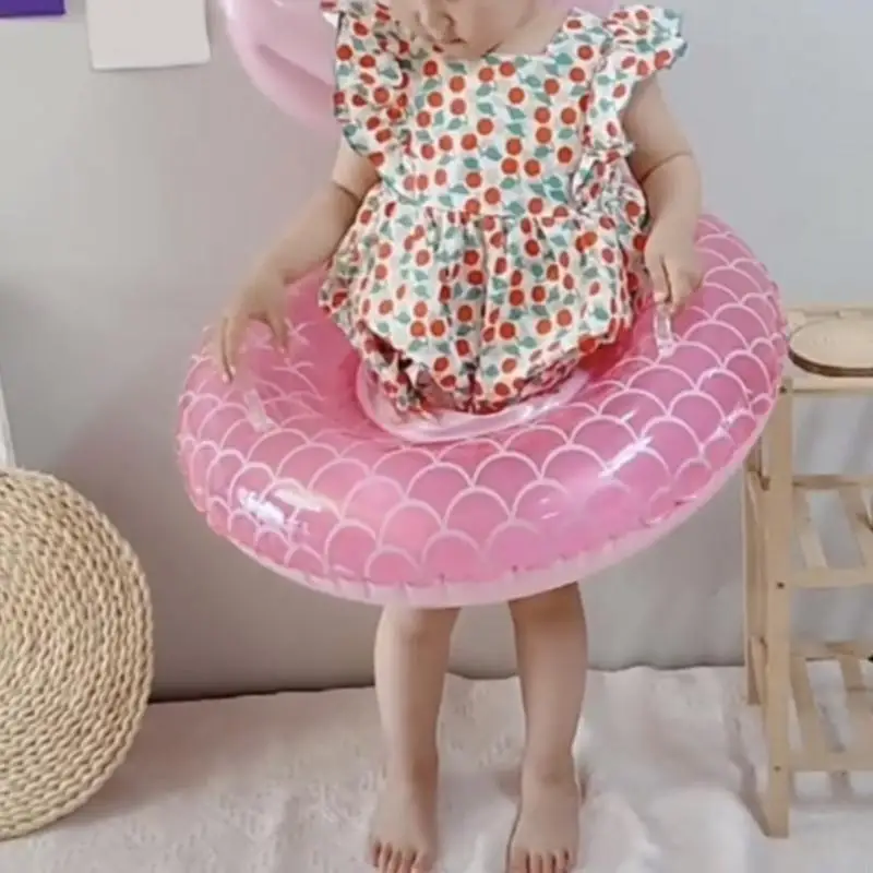 

F62D Swimming Ring Mermaid Swim Circle Summer Baby Swimming Necessary Supplies