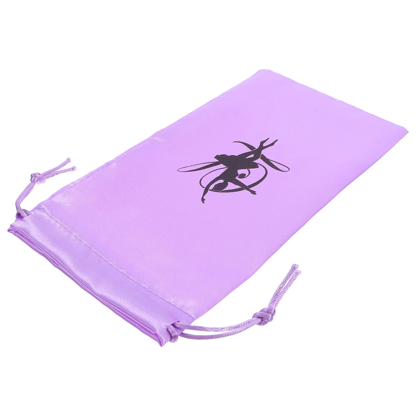 

1Pair Drawstring Dance Shoe Pouch for Satin Large Capacity Ballet Storage Bag for Training Competitions Portable