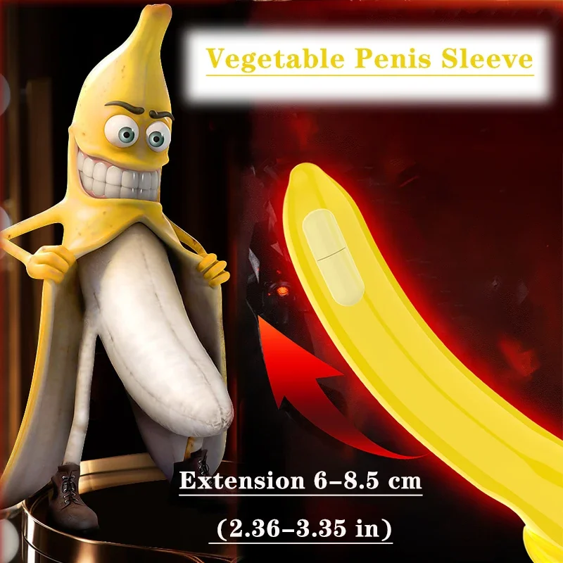 Manchon de Pénis en Forme de Concombre pour Homme Adulte, Jouet Sexuel, Type Agrandisseur, Retarde l'Éjaculation