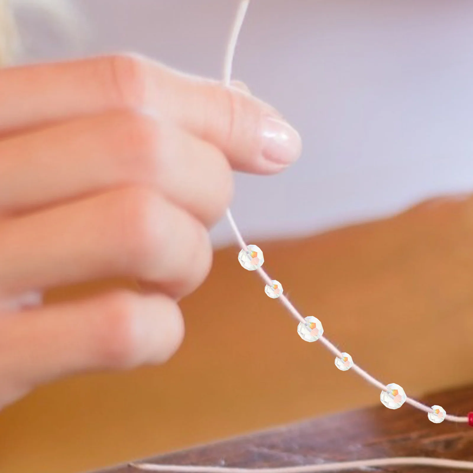 

60Pcs Ab Beads Crystal Bead Set Smooth Surface DIY Necklace Bracelet Making Loose Beads DIY Jewelry Making Beads,