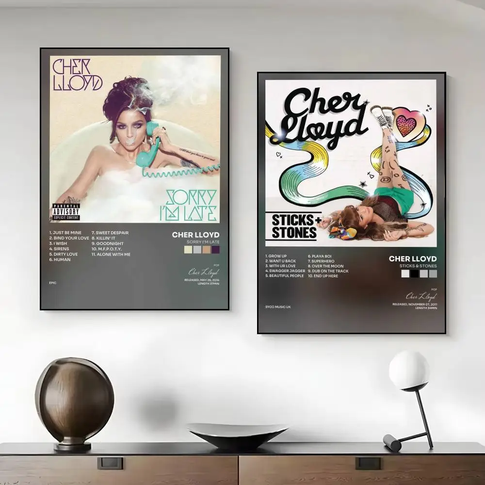 Singer C-Cher Lloyd Poster Modern Aesthetic Wall Art Print Trendy Bedroom Home Decor Gift