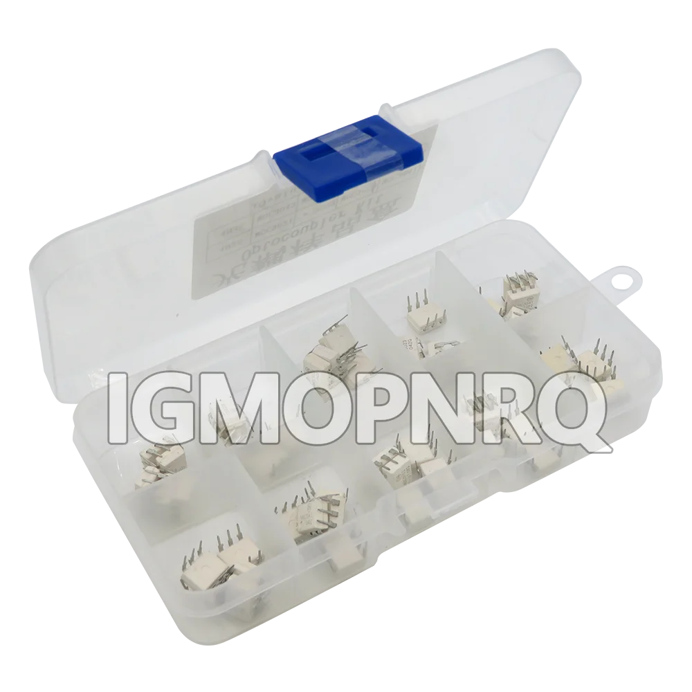 10value*5PCS=50PCS DIP Optocoupler Kit 4N25 4N35 MOC3021 MOC3022 MOC3023 MOC3041 MOC3043 MOC3052 MOC3061 MOC3063 DIP Box