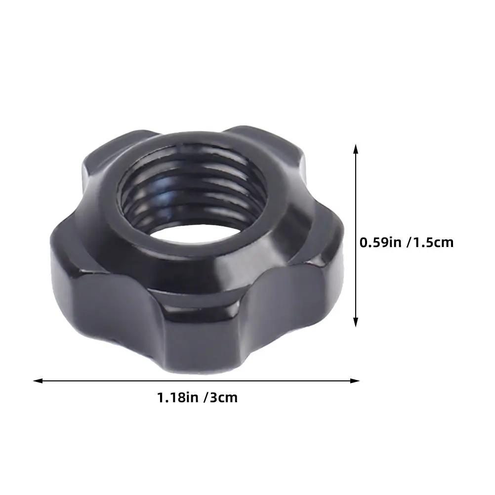 

Vacuum Tire Gas Nozzle Lock Nut Outer Inner Tube Valve Black Bike Nut Multi-Function Wrench Ultra-Light Pneumatic Design