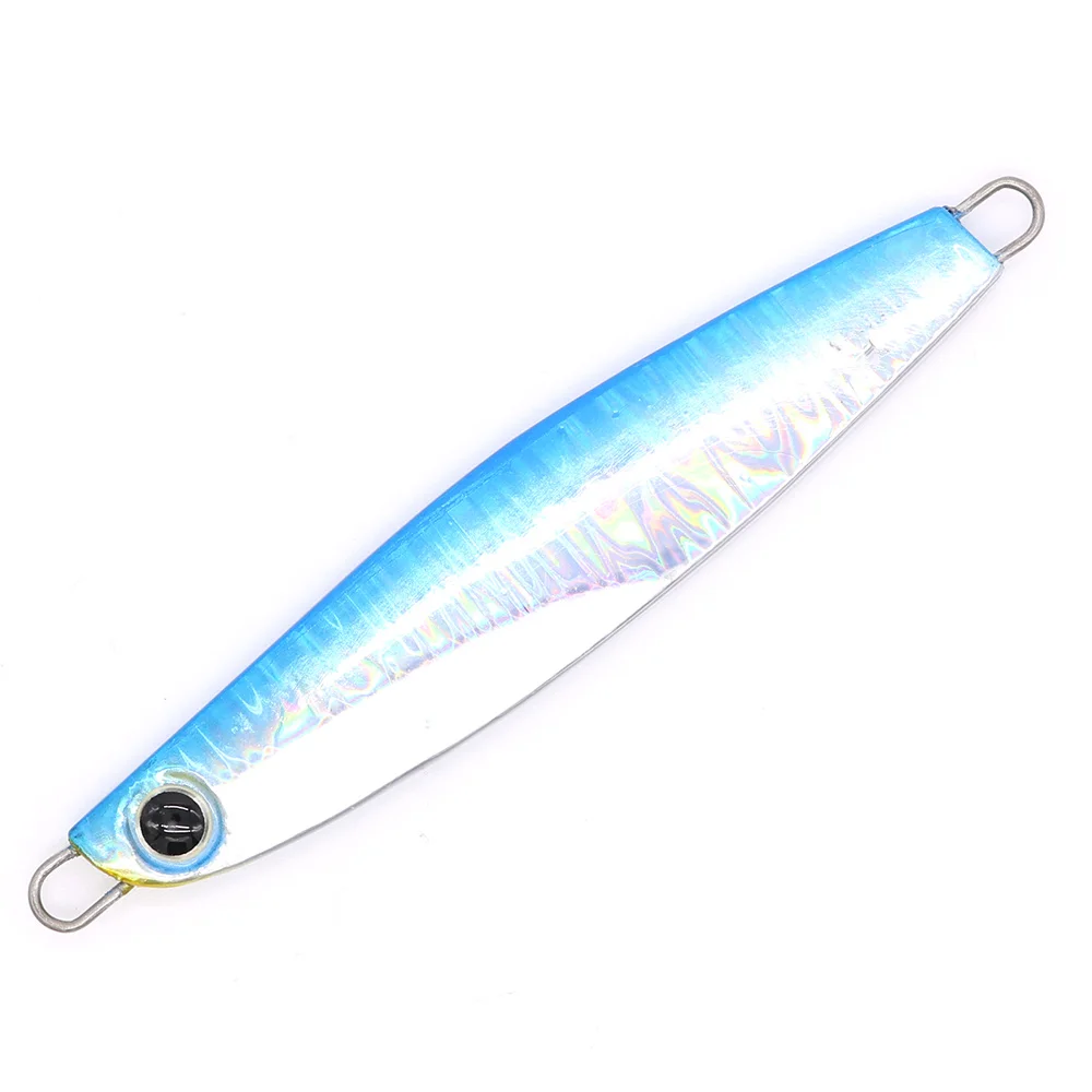 CASTFUN Metal  Casting Jig Lures 30g 60g Slow Pitch Jigs Tuna Lures Cheap Fishing Tackle Saltwater  Fishing Lure