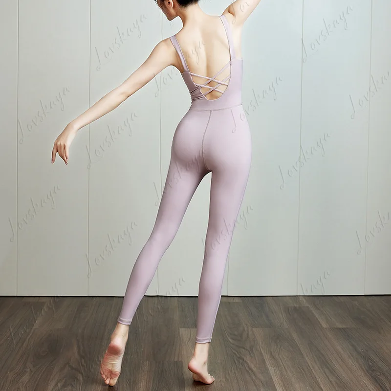 spring-and-summer-yoga-clothes-women's-back-hollow-fitness-running-clothes-ballet-dance-clothes-yoga-jumpsuits