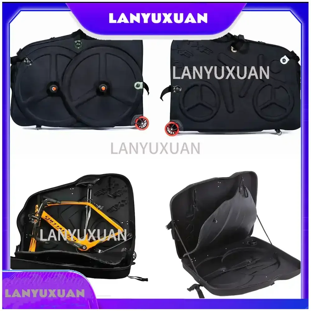 2026 Hard Bike Travel Case for 700C Road Bike EVA Mountain Bike Outdoor Cycling Storage Transport Protective Hard Shell Box