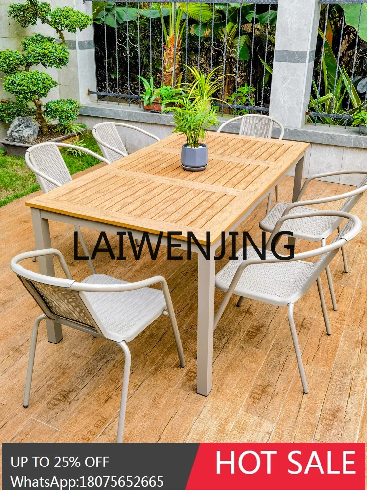 

Outdoor Courtyard Garden Leisure Milk Tea Shop Outdoor Stall Waterproof and Sun Protection Cream Style Plastic Chair