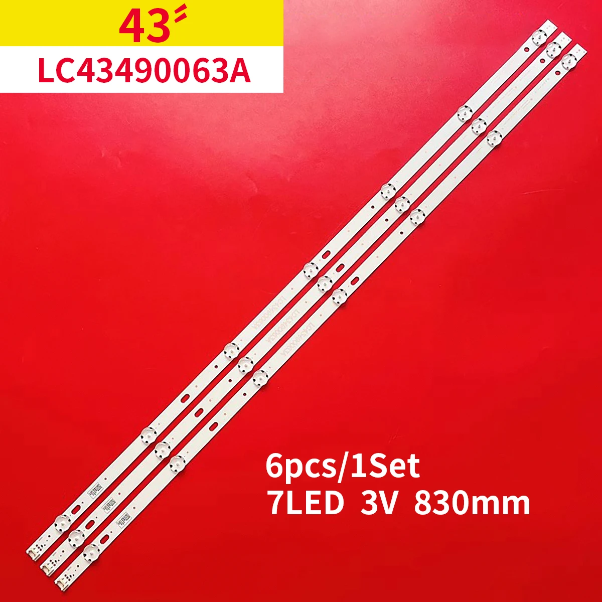 LED Strip For 43UK6300PSB 43UM7050OLF 43UK6400 43uk6090 43UK6200 43UK6300 LC43490086A 303TV430003 LC43490089A 3PCM00785A