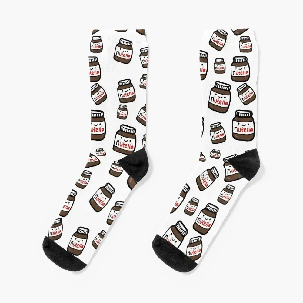 

cute nutella stickers Socks golf floral Boy Socks Women's