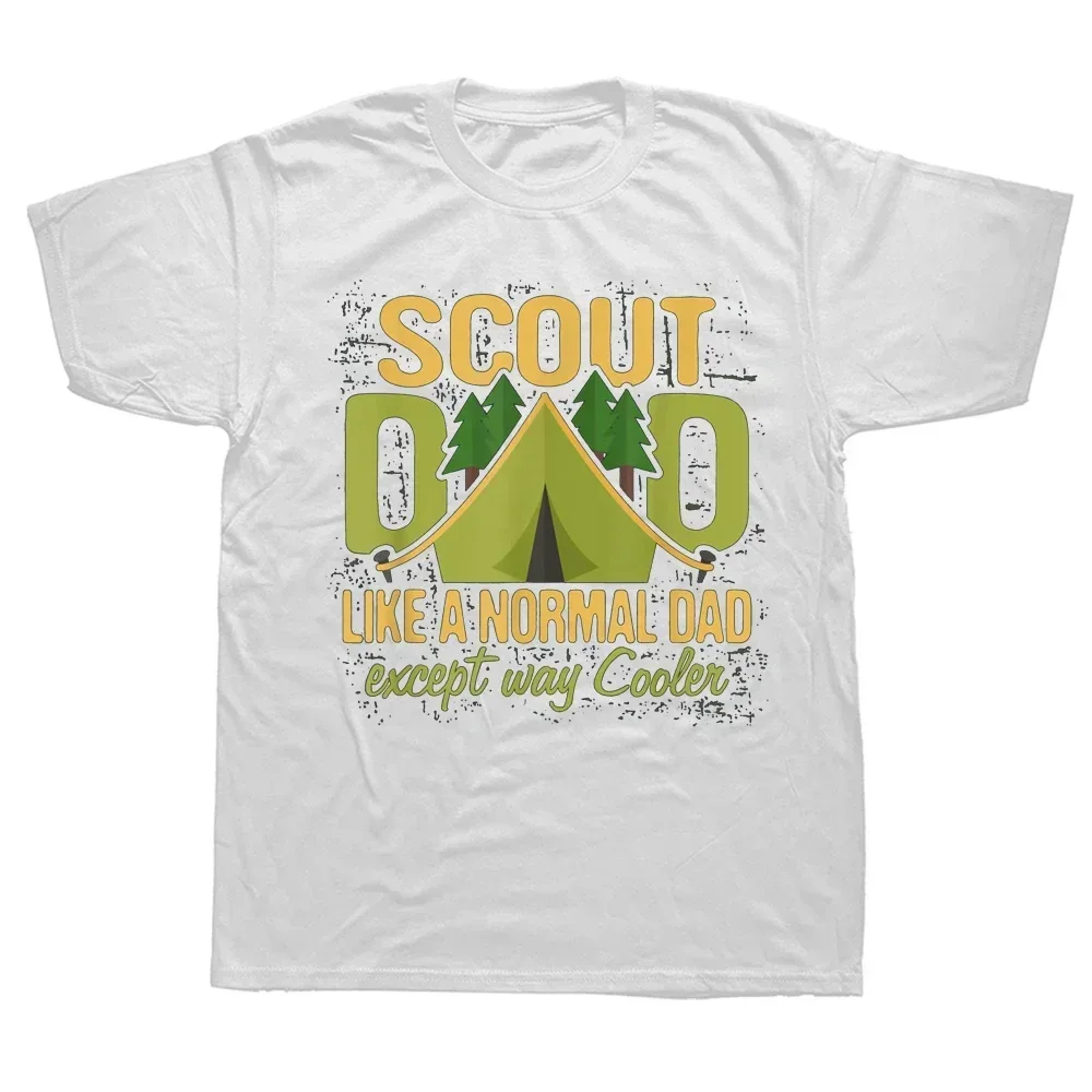 Graphic Cotton Streetwear Short Sleeve Birthday Gifts Summer Style T-shirt Scout Dad Cub Leader Boy Camping Scouting T Shirts