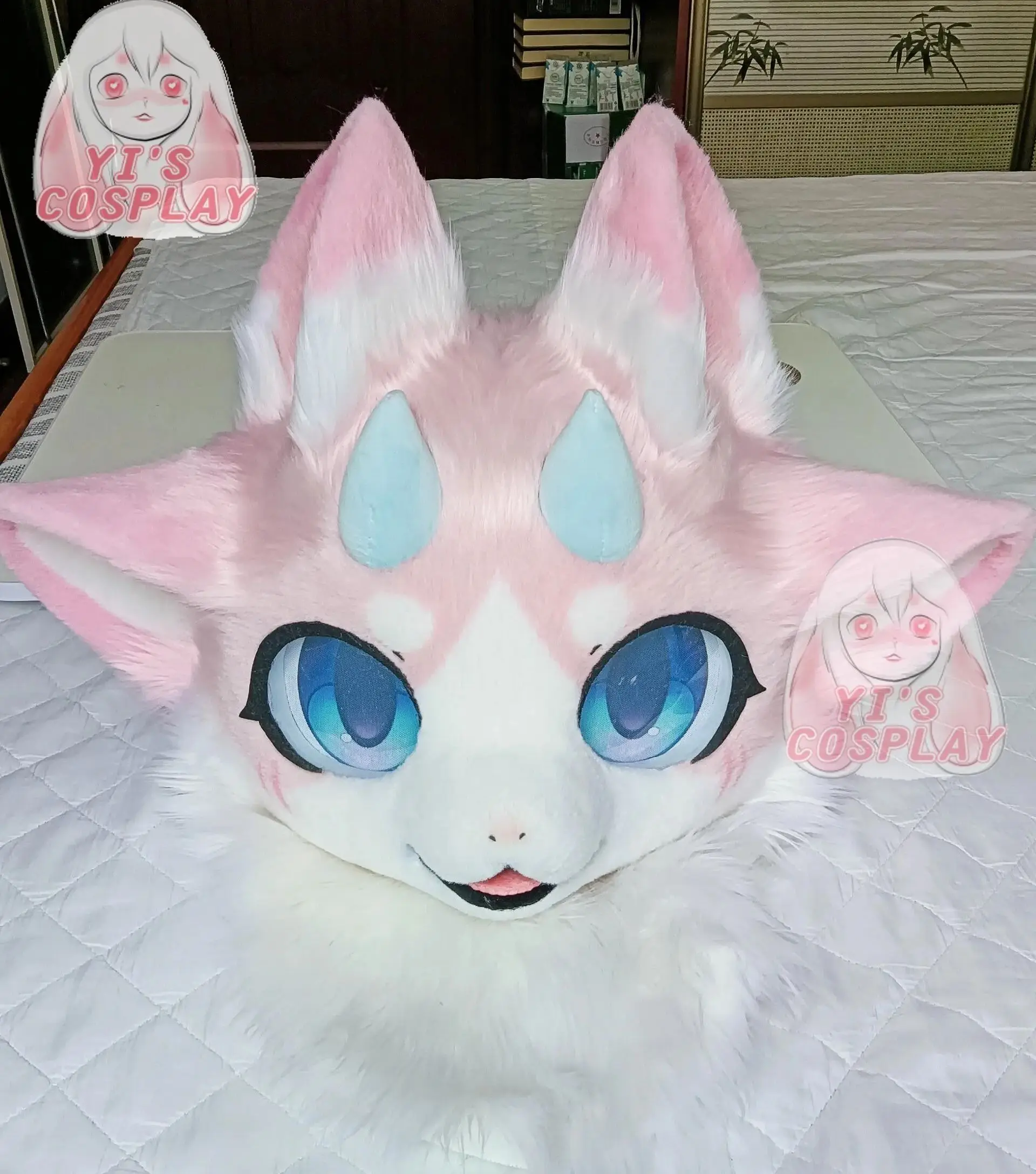 Furry Head Customized Fursuit Cosplay Kigurumi Fursuit Handmade Kigurumi Head Role Play Furry Custom Headsets Beast