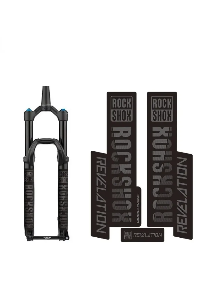 AliExpress NONE 19x13cm ROCKSHOX REVELATION Mountain Bike Front Fork Sticker MTB Fork Waterproof Decal Bicycle Accessories