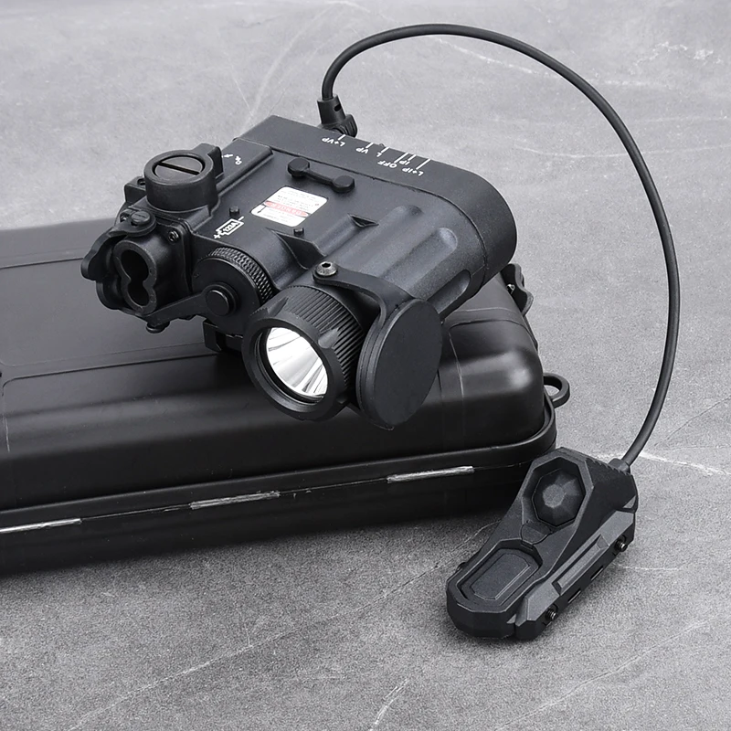 タクティカルDBAL D2レーザー懐中電灯AXONスイッチ赤外線レーザー白色赤外線LEDライトエアソフトハンティングギア20MMシステム対応