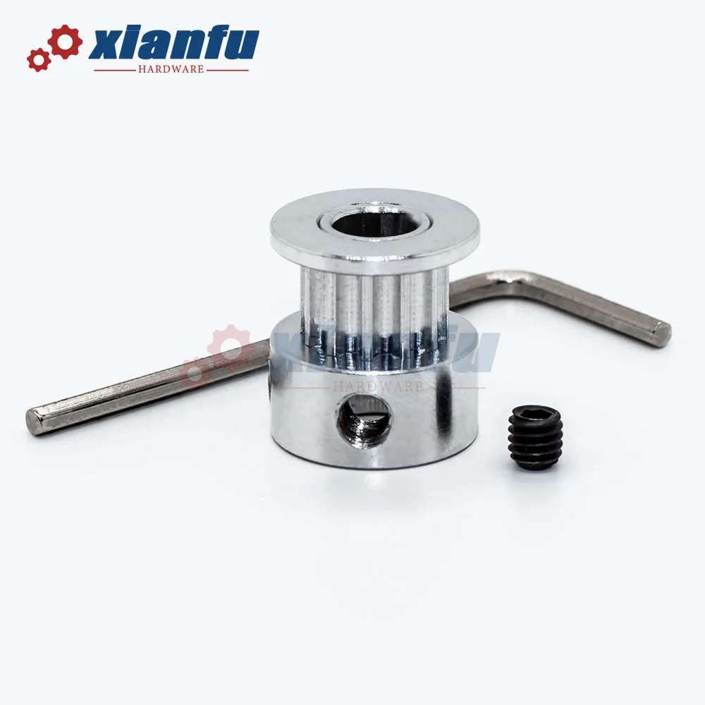 2/5/10PCS HTD3M 15T Timing Belt Pulley Width 6/10/15mm Bore 5~8mm Synchronous wheels HTD 3M 15Teeth Pulley Set for CNC 15Teeth