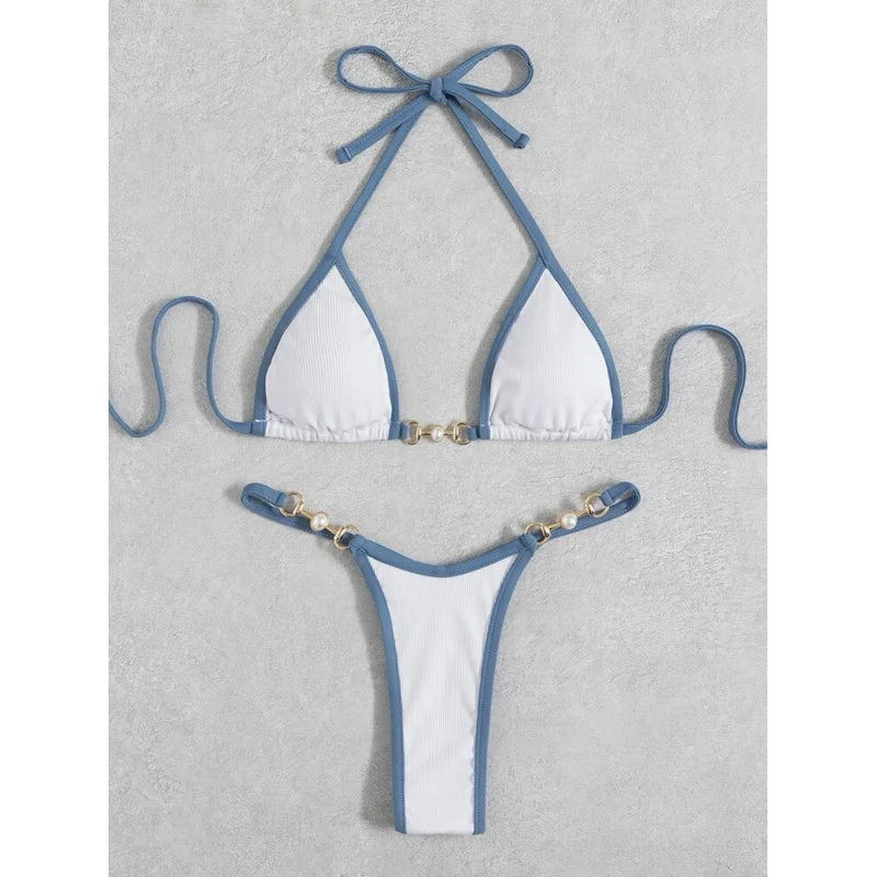 New T-Back Drawstring Strap  Bikinibikini