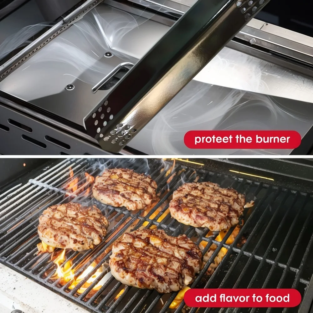Portable BBQ Grill Heat Plate Replacement Enamel Flame Shield Divider Component For Outdoor Camping Stove Kit