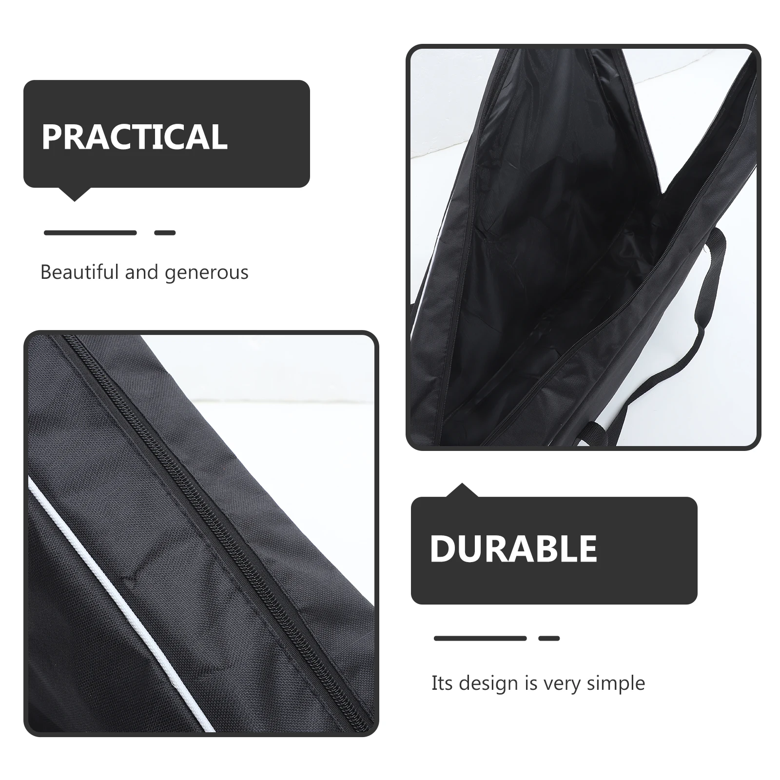 

Lyre Harp Storage Bag 19 Strings Student Oxford Cloth Instrument Case Carrying Pouch Thickened Hardware Lightweight Practical