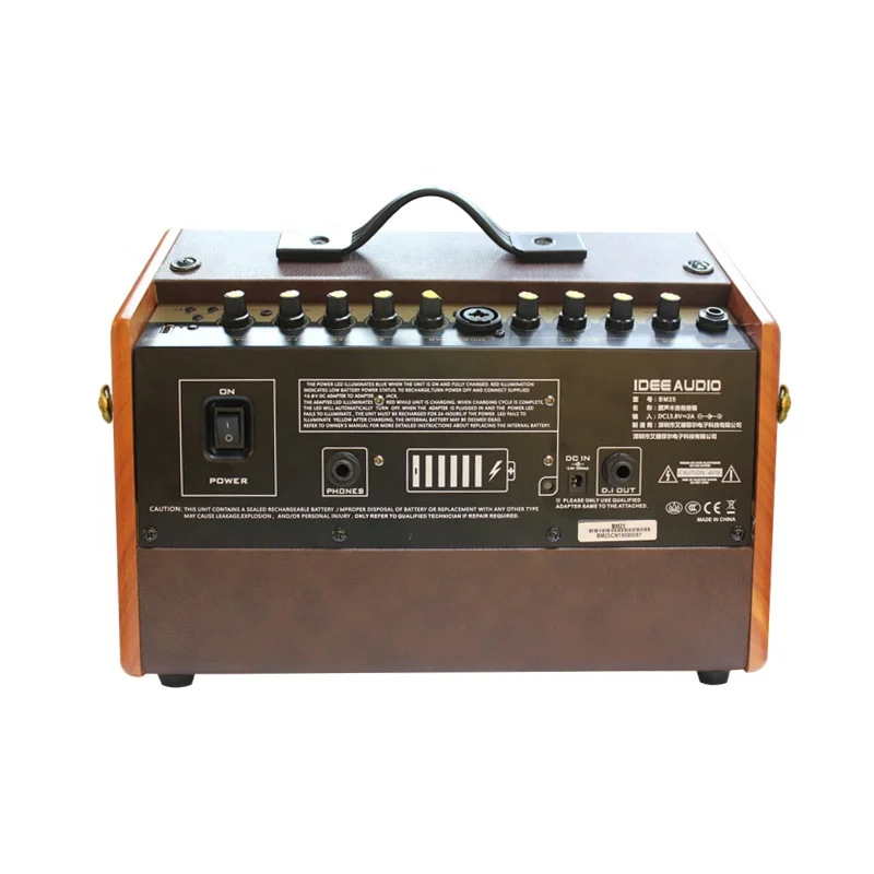 BM-25 Portable Multi-function Charging Guitar Amplifier with 25 Watt