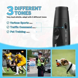 Electronic Whistle Handheld 3 Tone High Volume Blowless Whistles 125dB High Decibel For Outdoor Sports Referees Coaches Teachers