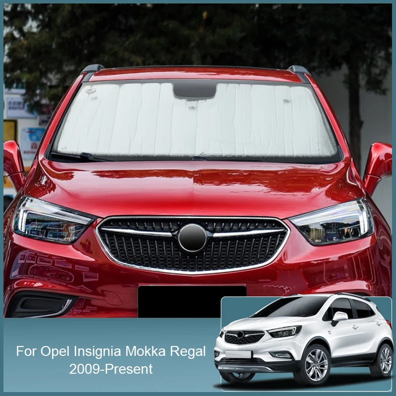 Car Windshield Sunshades UV Protection Cover Window Curtain Visor For Opel Insignia Mokka Buick Encore Regal Sedan 2009-2025