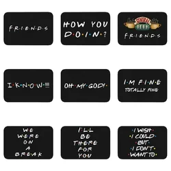 TV Show Friends Funny Quotes Printed Doormat Non-Slip Entrance Bathroom Kitchen Floor Door Mat Bedroom Rug Living Room Carpet