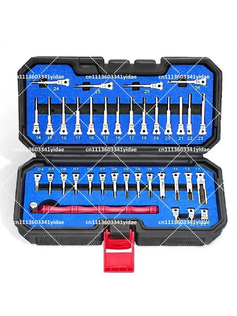 27 Pcs Automotive Wiring Harness Terminal Removal Tool Set, Air Release Line Needle Push Tool for Car Connectors