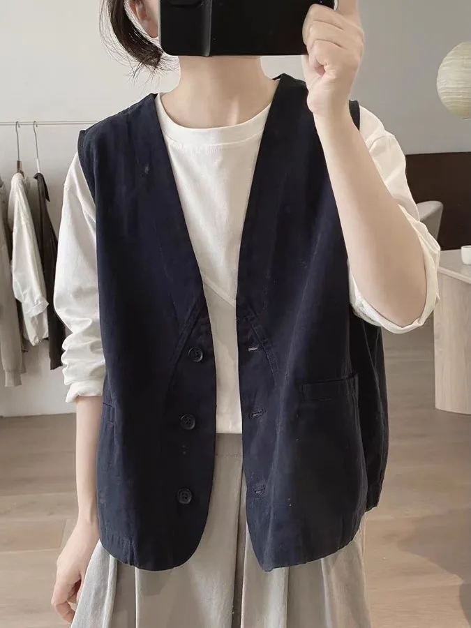 Jaet – vêtements de travail simples en coton v-ne, nouveau Design de tapis Sle pour femmes, haut de gamme, Assurance Faion avant, automne