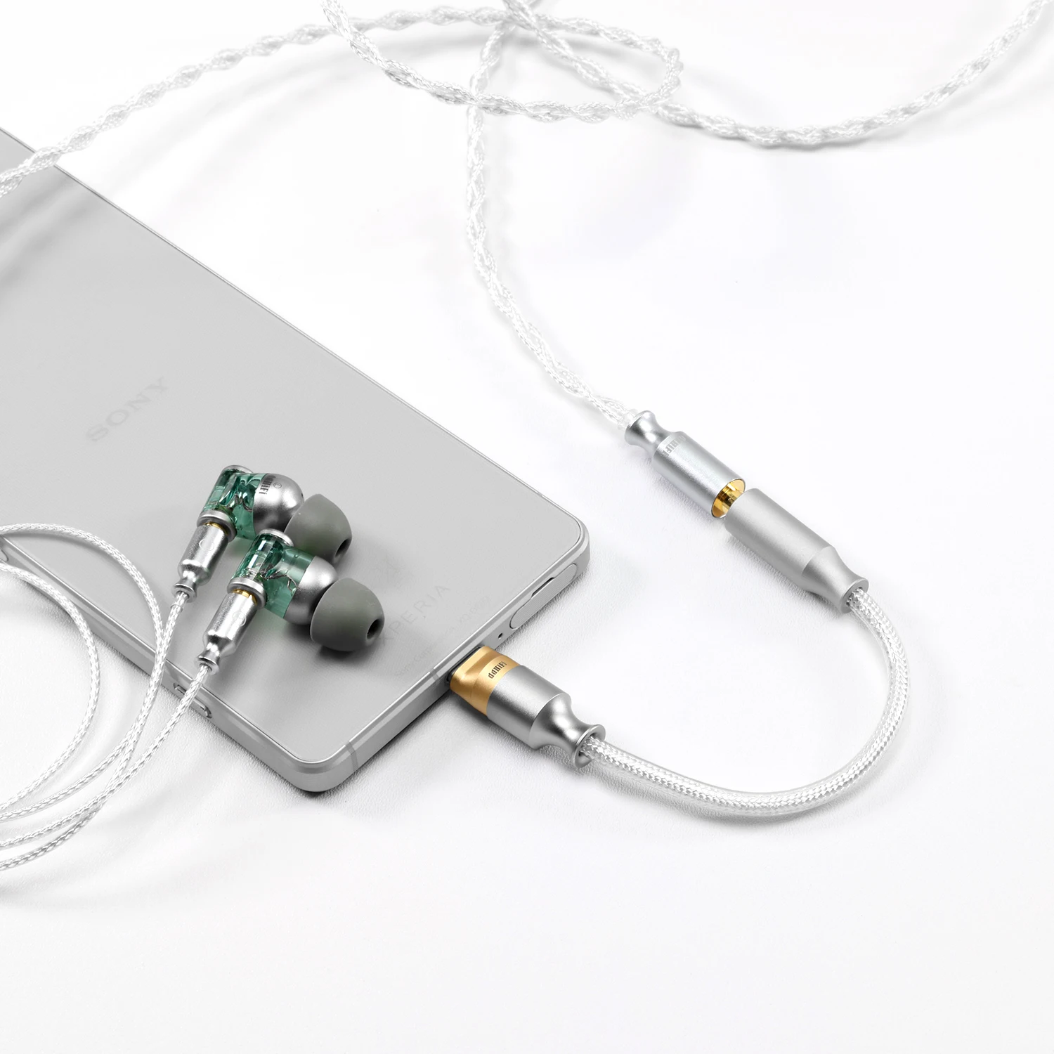 كابل محول فك التشفير بدون فقدان مع كشف المكونات ودعم الميكروفون ، دقة عالية ، DDHiFi ، TC35CM2