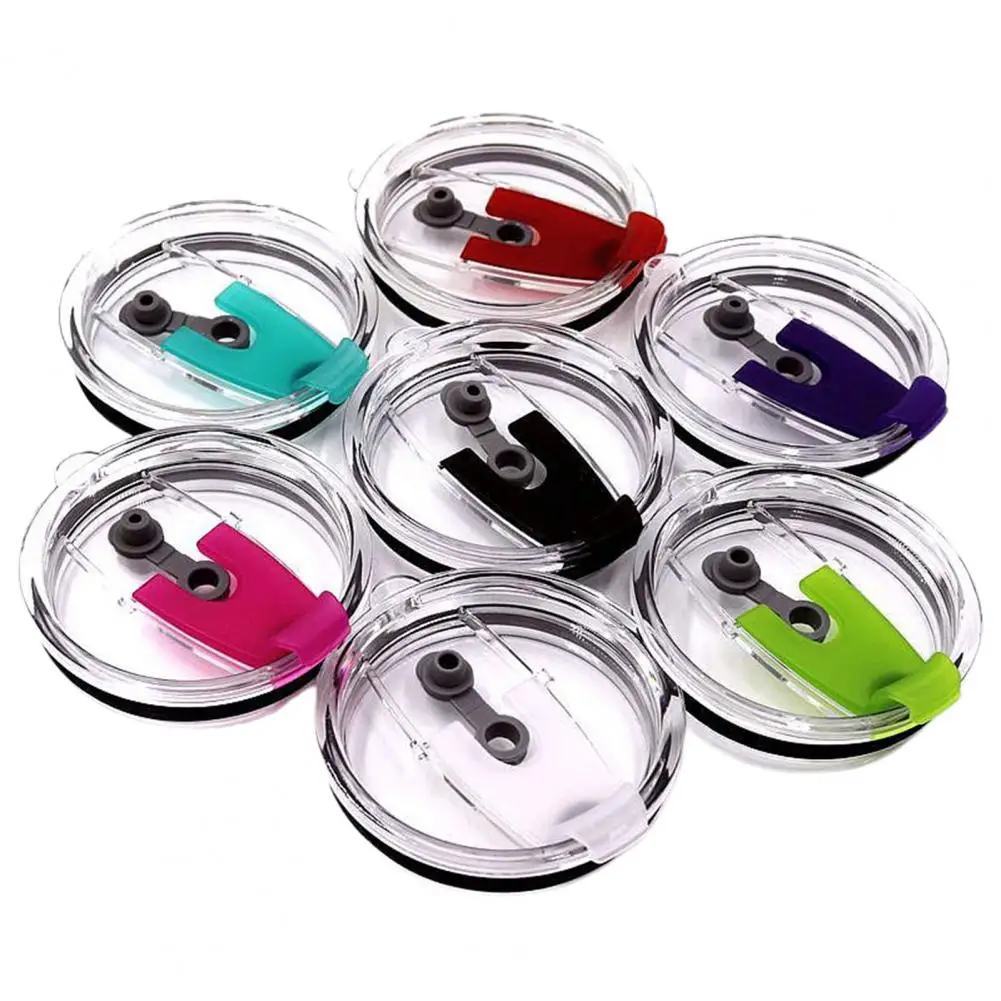 8.7/10cm Drink Cup Lid  High Compatibility Cup Straw Lid  Simple Installation Cup Straw Cover Sealing Lids Drink Accessories