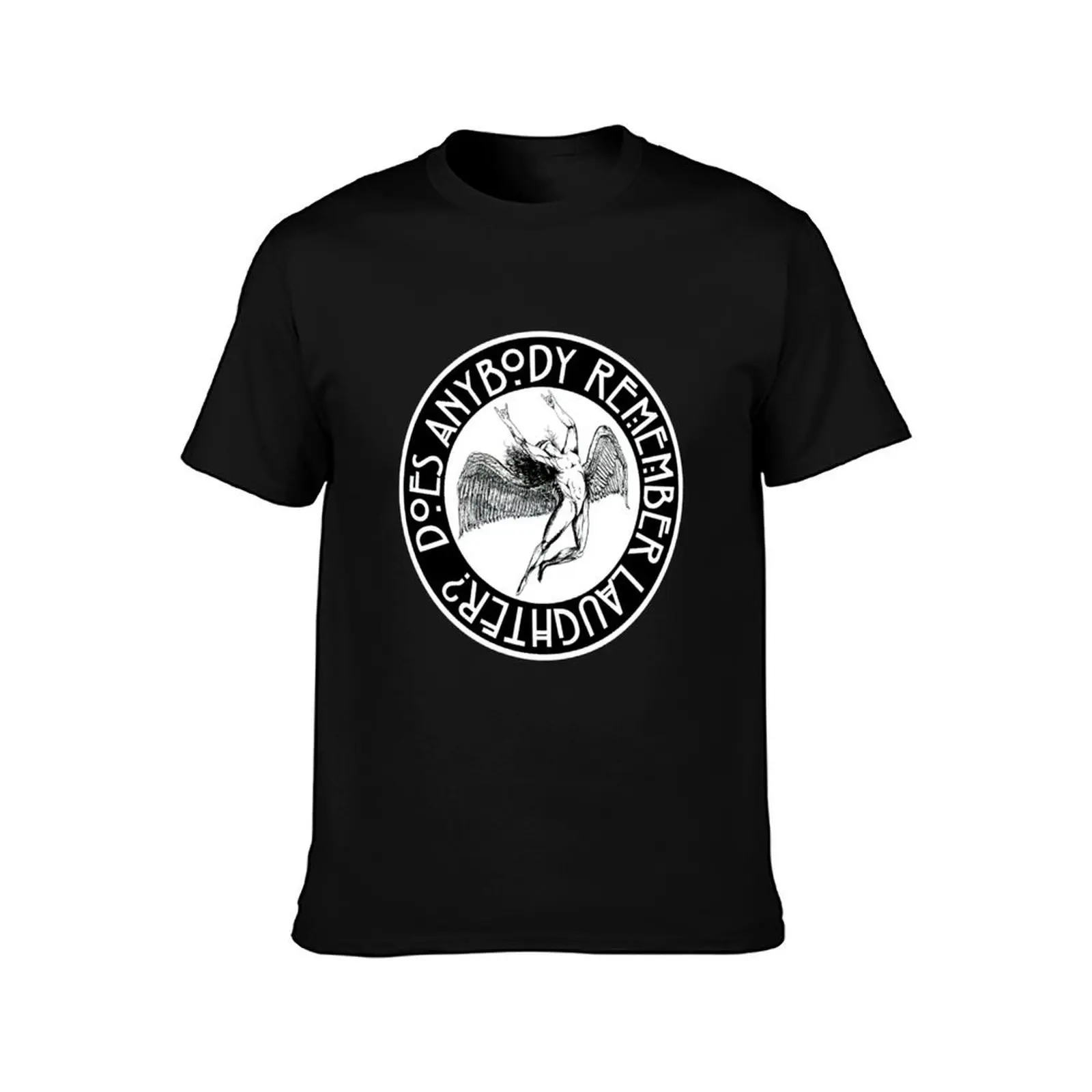 THE ICARUS SYNDROME - laughter black and white T-Shirt essential t shirt T-Shirt