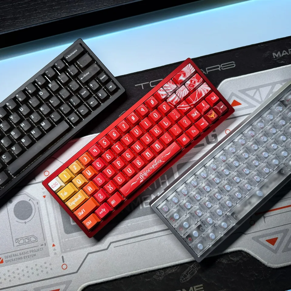 everglide su66max カスタムキーボード New Everglide SU66 Max Keyboard Wired Magnetic Switch Gaming RGB