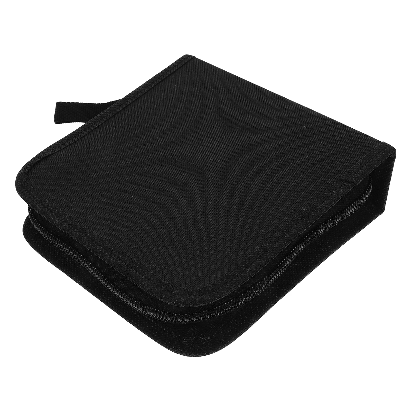 

80 Pieces CD Storage Case Hard DVD Organizer Disc Holder Blue Portable Non-woven Fabric Travel Polypropylene Bulk Bag