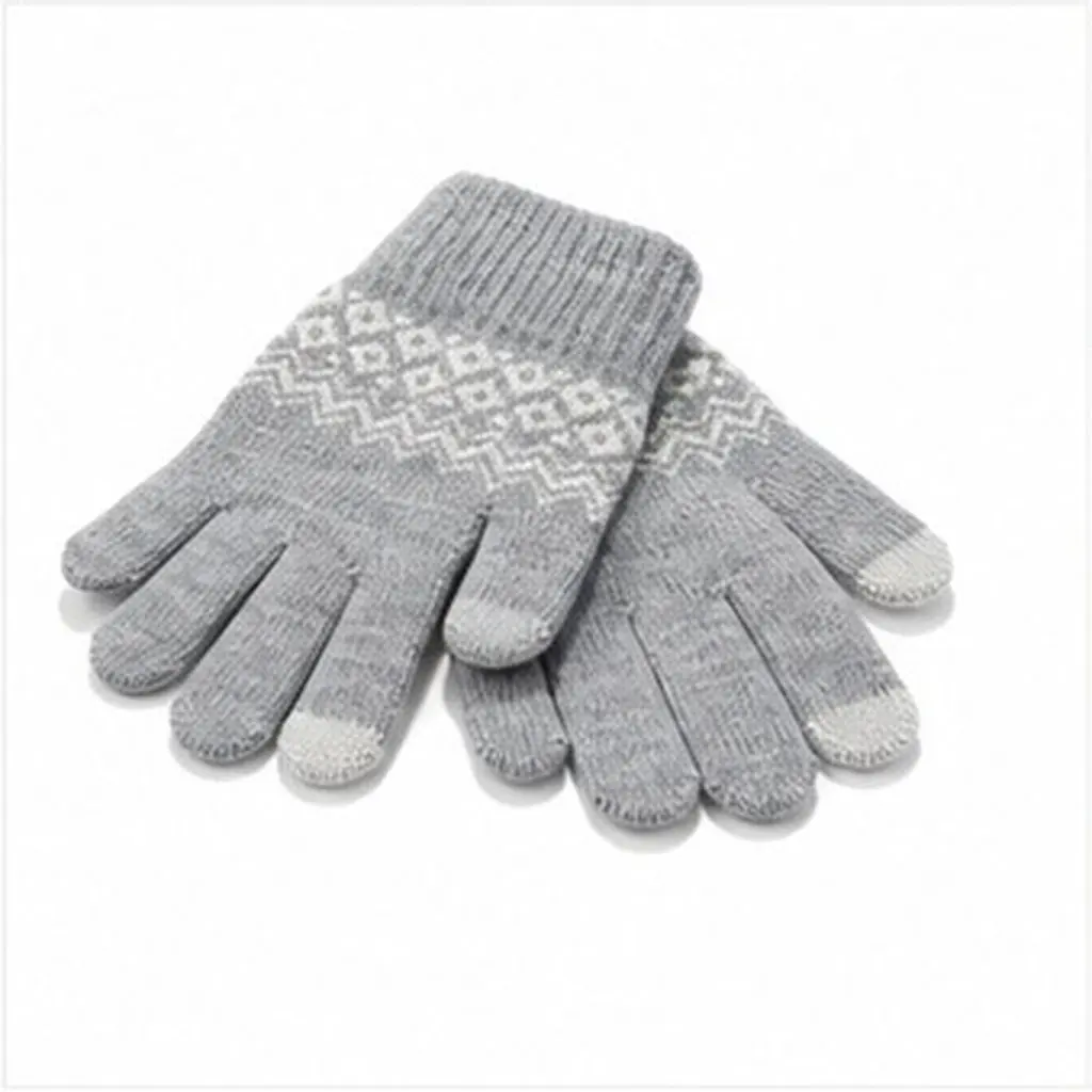 1Pair Winter Touchscreen Gloves Premium Anti-Skid Breathable Knit Warm Gloves for Men Women Touch Sensitive Cold Weather Outdoor