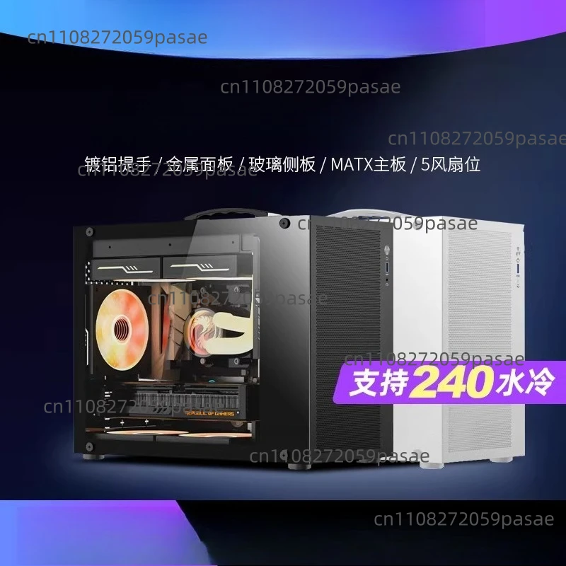 

Портативный мини-корпус M5 для материнских плат MATX, с поддержкой водяного охлаждения 240 мм, компактный корпус для настольного компьютера