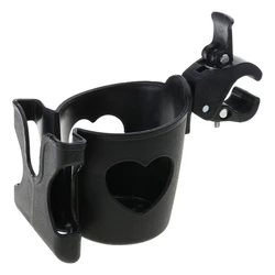 Upgrades Stroller Cup Holder With Phone Slot Adjustable Pushchair Beverage & Smartphone Organize Plastic for Parent