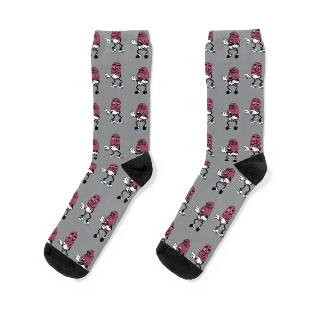 

The California Raisins With Grey Background Socks gifts man designer anti slip football Women's Socks Men's