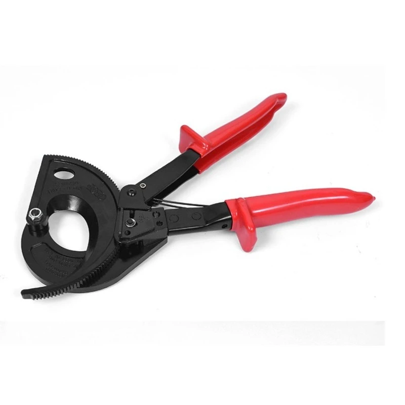 Cable shears, industrial grade gear-type crescent shears, ratchet, labor-saving copper and aluminum cable shears