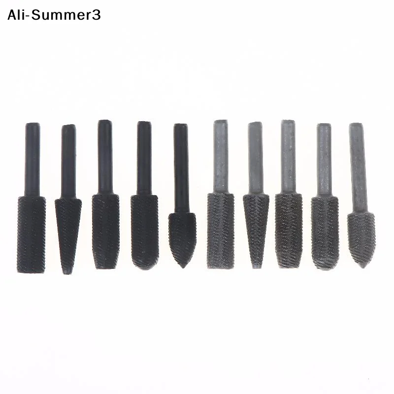 

【AZ0】5pcs Premium Burr Set - High-Speed Cutting, Wood Carving, Rotary Rasp Drill Bit Files For Woodworking, Carpentry, Engrav