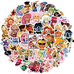 50Pcs Cookie Run Kingdom Stickers DIY Toys Skateboard Guitar Computer Refrigerator Desk Cartoon Cute Creative Graffiti Sticker