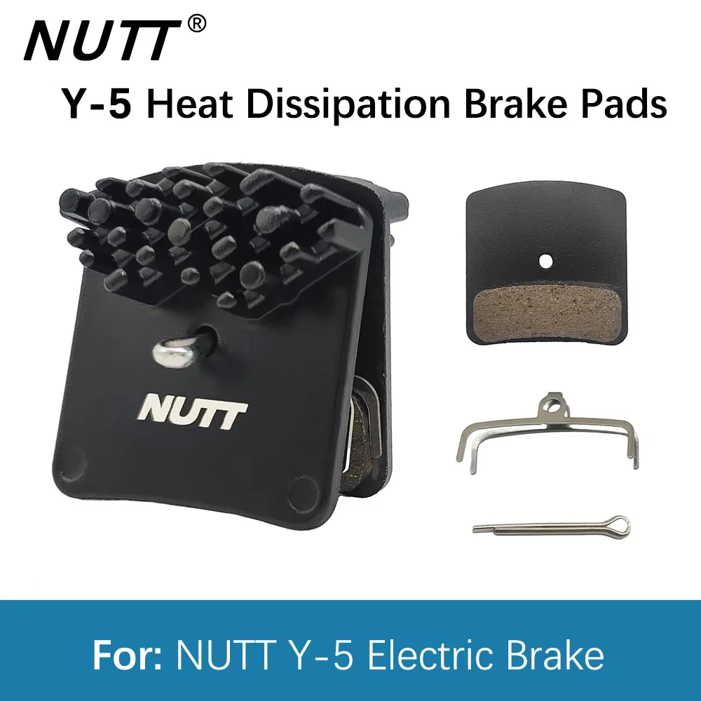 NUTT Cooling Brake Pad 4 Piston Y-5  Ceramics Heat Dissipation Cooling Disc Brake For Electric E-Bike Scooter Hydraulic Caliper