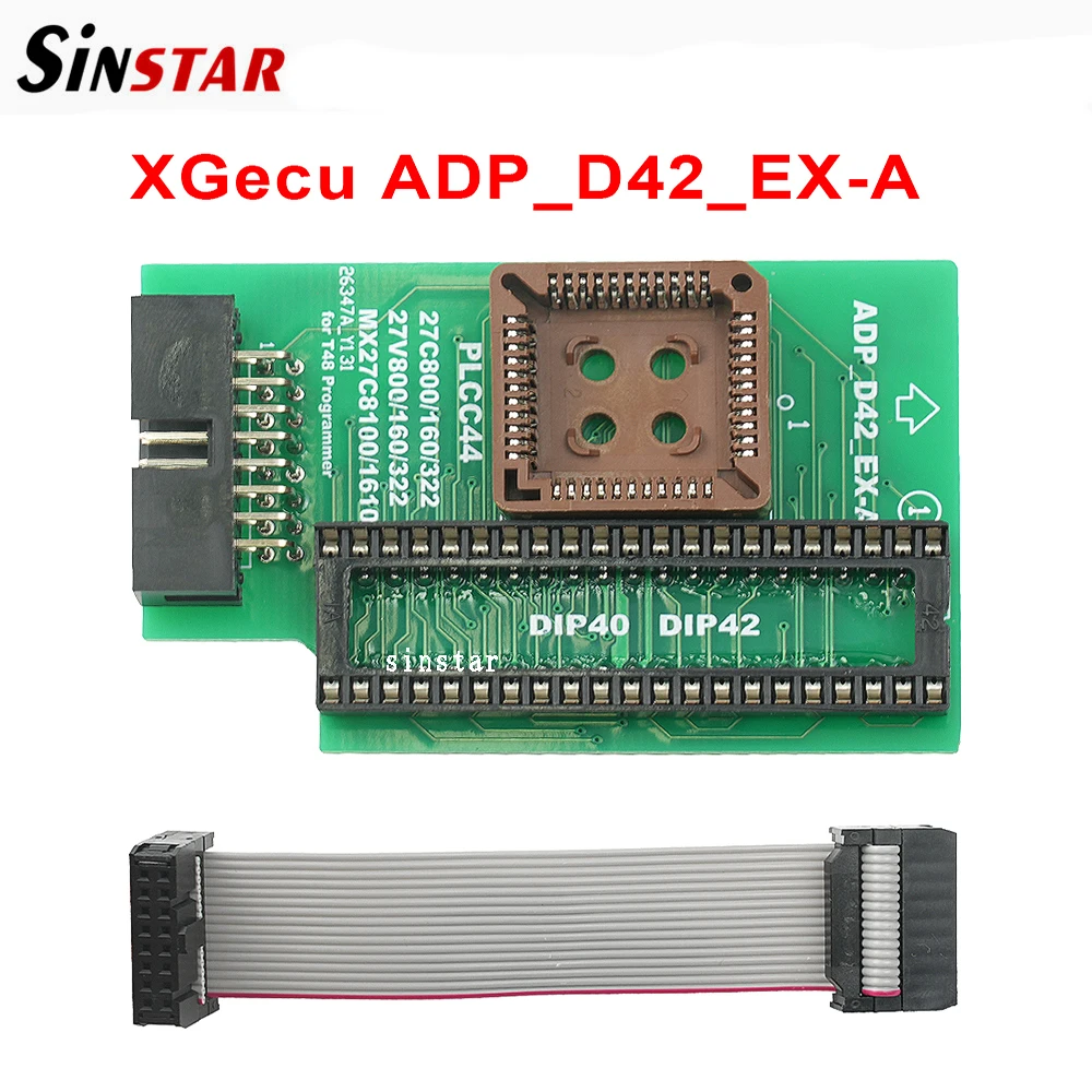 XGecu ADP_D42_EX-A Adapter with Black ZIF Socket for PLCC44 DIP42
