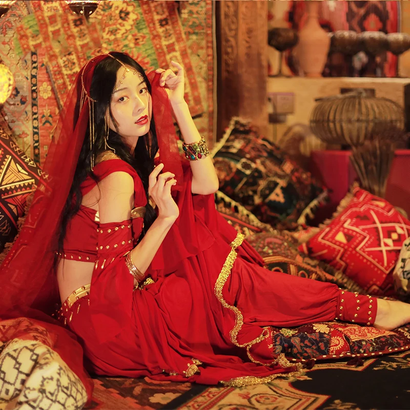 Halloween Antico greco Toga Goddesses Costumi Festa Regina egiziana Costume Nefertiti Gold Trim Toga Cosplay Outfit 5 pezzi Set